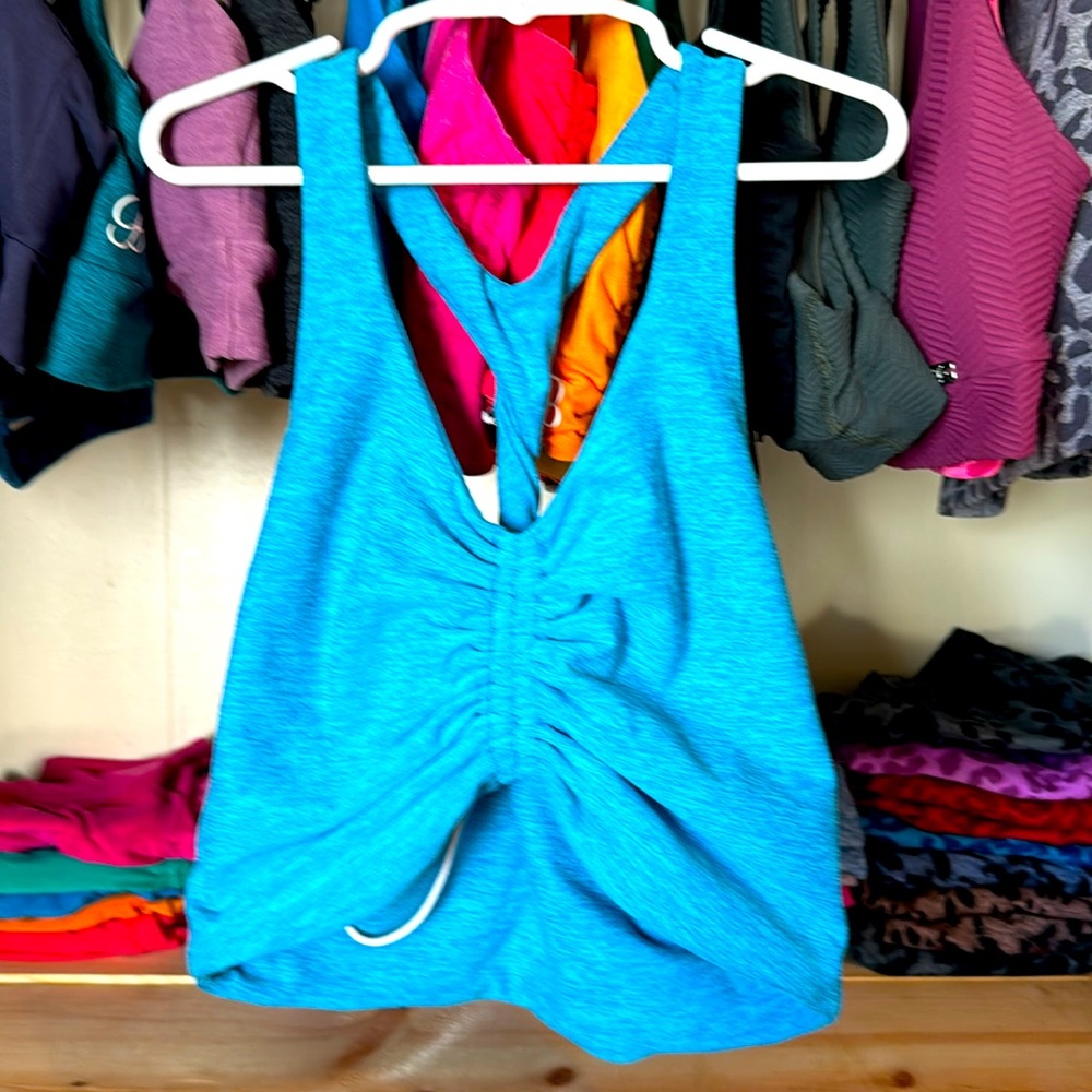 SOLD ON Ⓜ️……Bombshell Sportswear icy blue toggle sports bra